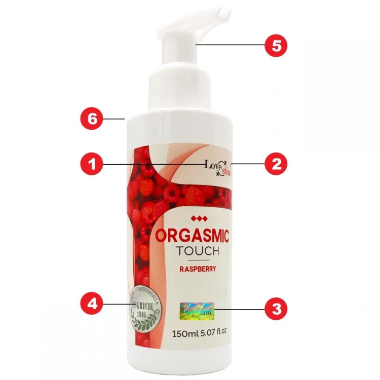 olejek malina ORGASMIC TOUCH RASPBERRY 150 ml