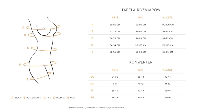 pas do pończoch DonarellaXS/S