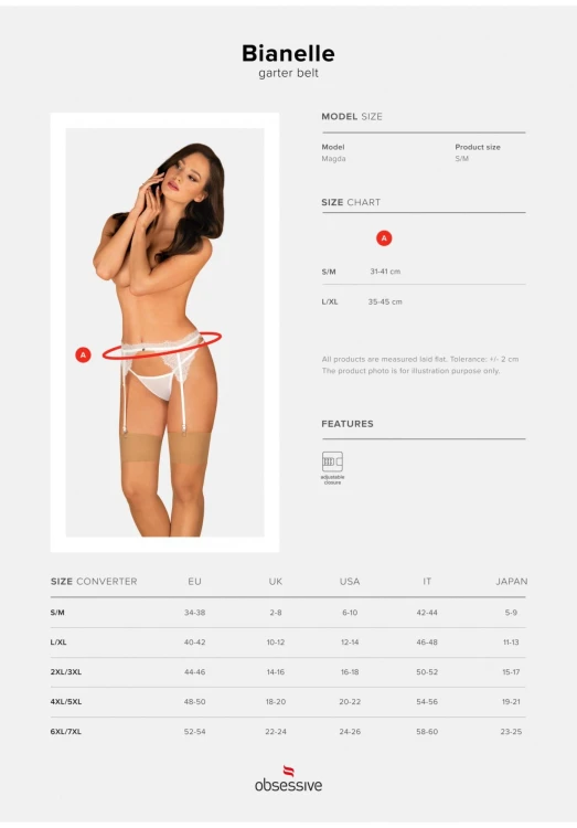 pas do pończoch Bianelle L/XL