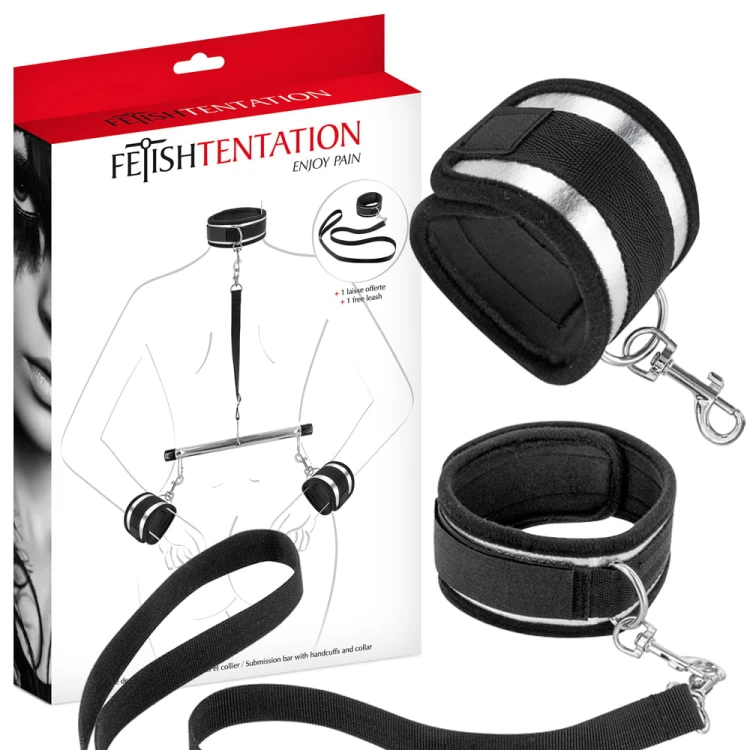 Submission-Bar-With-Handcuffs-And-Collar-Metalowy-drążek-z-kajdankami-na-ręce-i-obrożą-na-szyję.jpg