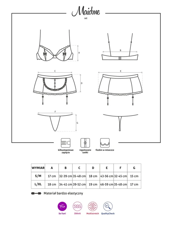 komplet  Maidme S/M