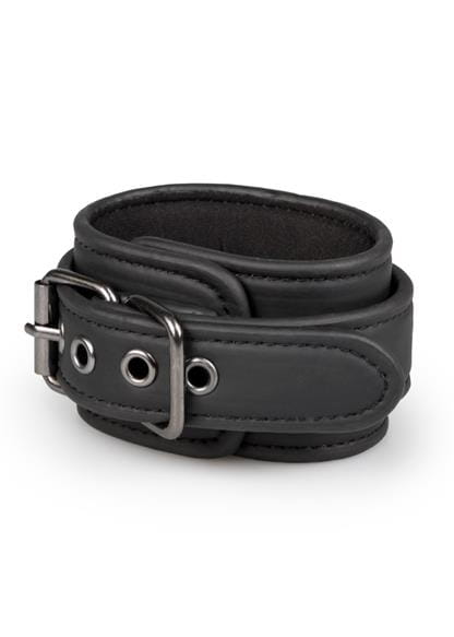 kajdanki Black Leather Handcuffs