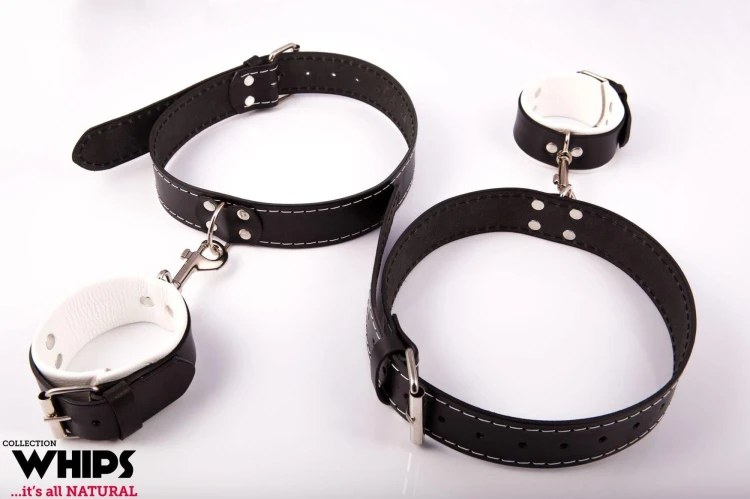 kajdanki męskie na uda WHIPS