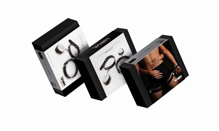 kajdanki męskie na uda WHIPS