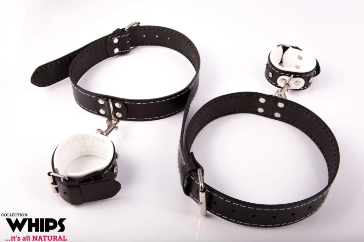 kajdanki damskie na uda WHIPS