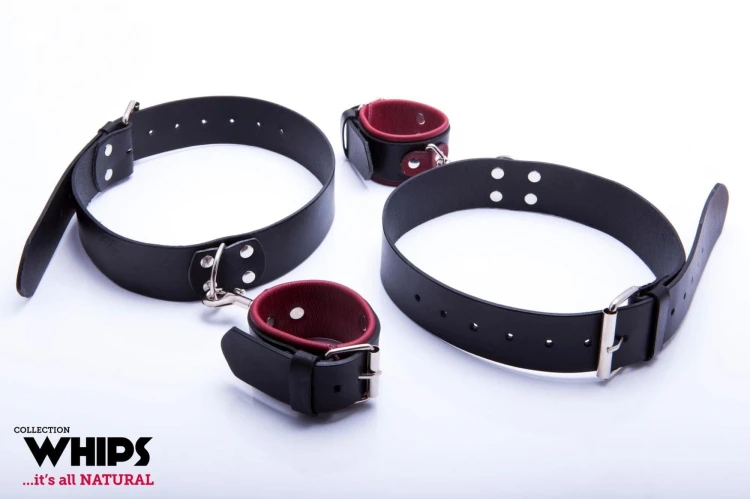 kajdanki na uda damskie WHIPS