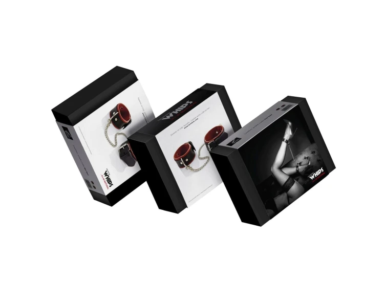 kajdanki damskie na nogi WHIPS