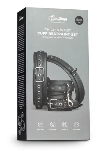 kajdanki Thigh & Wrist Cuff Set