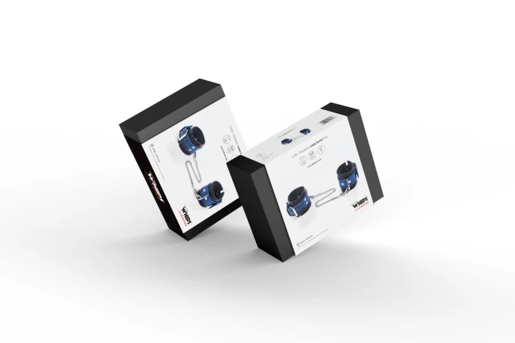 kajdanki Cuffs Crazy Horse Blue