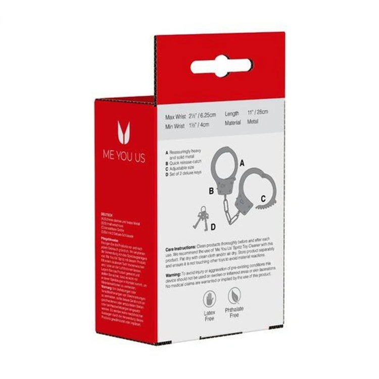 kajdanki Me You Us Heavy Metal