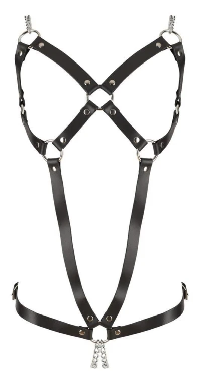 uprząż  ZASS Leather Harness 2 Chains S-L