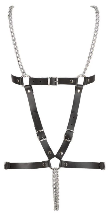 uprząż  ZASS Leather Harness 2 Chains S-L