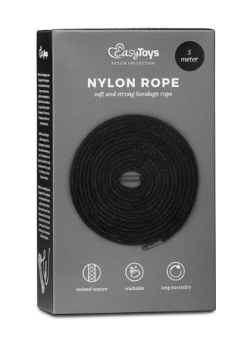 lina Black Bondage Rope 5 m