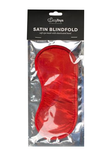 maska Red Satin Eye Mask