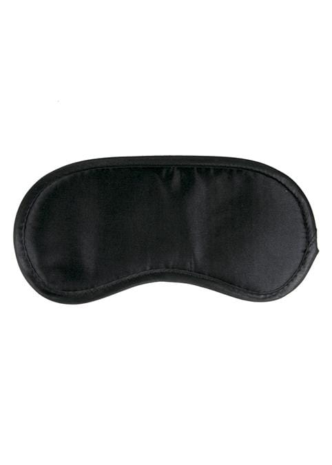 maska Black Satin Eye Mask