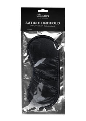 maska Black Satin Eye Mask
