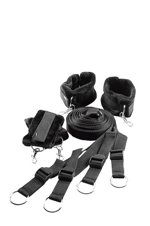 kajdanki na ręce i nogi BLAZE BED RESTRAINT SET