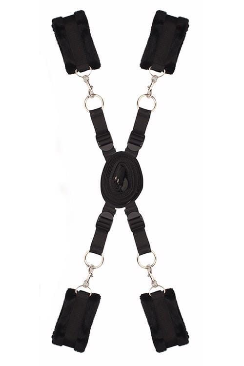 kajdanki na ręce i nogi BLAZE BED RESTRAINT SET