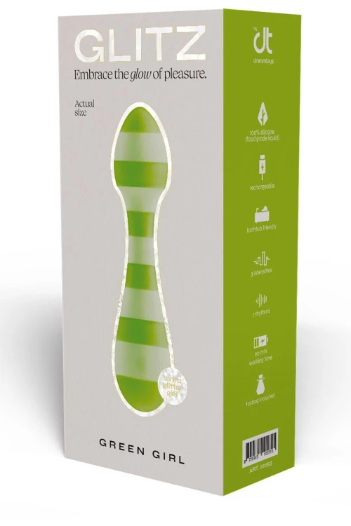 wibrator wand GLITZ GREEN GIRL TRAVEL