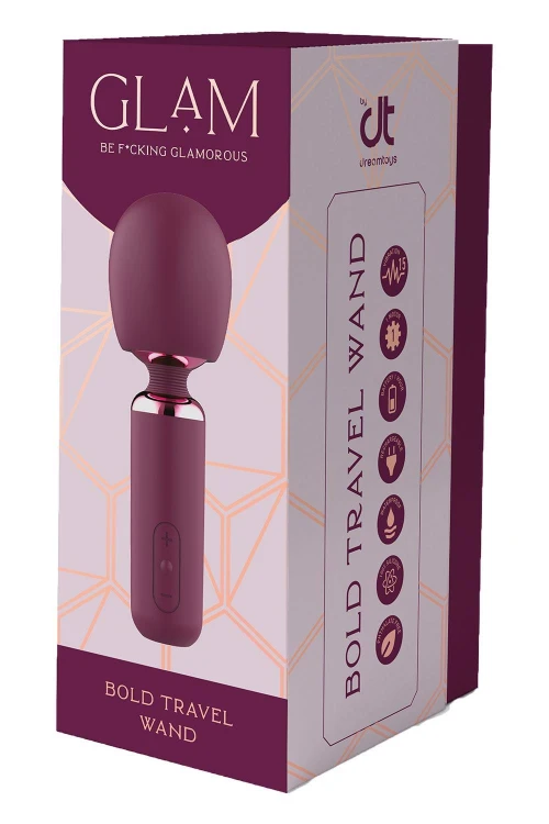 wibrator wand GLAM BOLD TRAVEL WAND