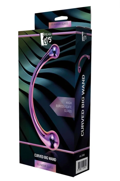 wibrator wand GLAMOUR GLASS CURVED