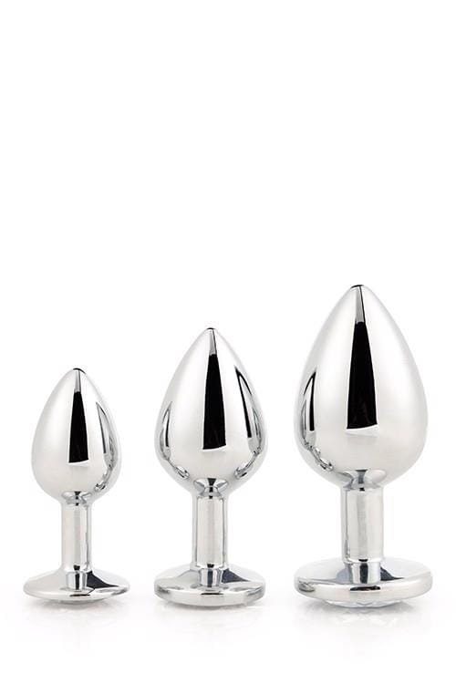 zestaw korków analnych Gleaming Love SILVER