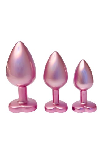 zestaw korków analnych Gleaming Love MATTE