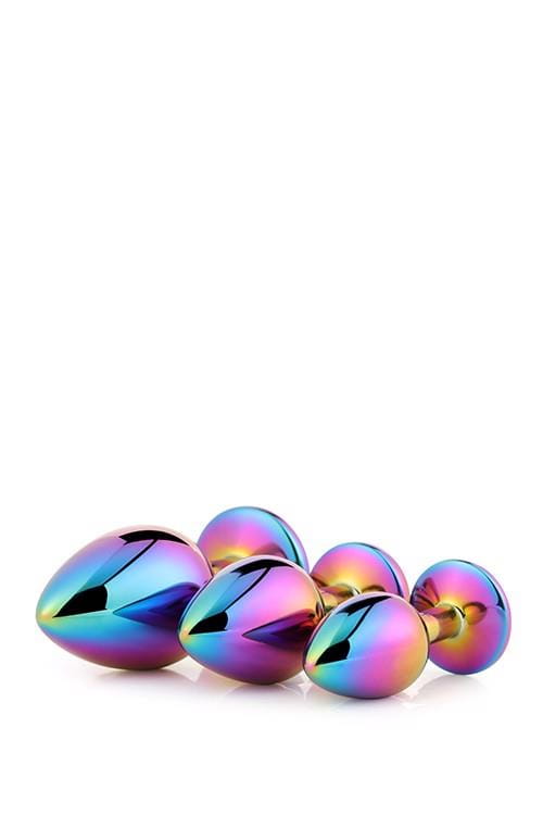 zestaw korków analnych Gleaming Love MULTICOLOUR