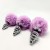 korek analny Fluffy Twist M