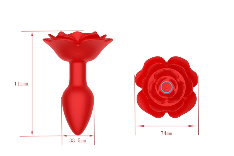 korek analny Rose rotating
