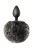 korek analny BLACK POMPOM