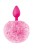 korek analny PINK POMPOM