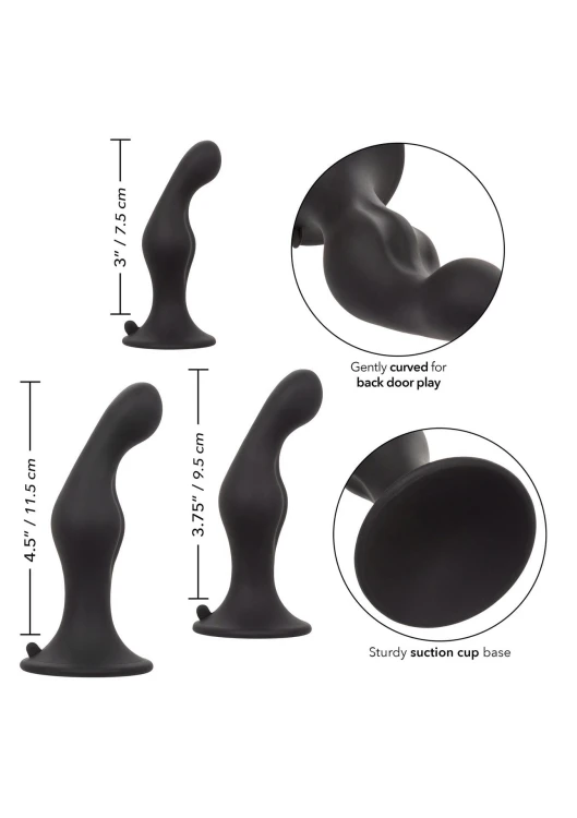 zestaw korków analnych Satin Finish