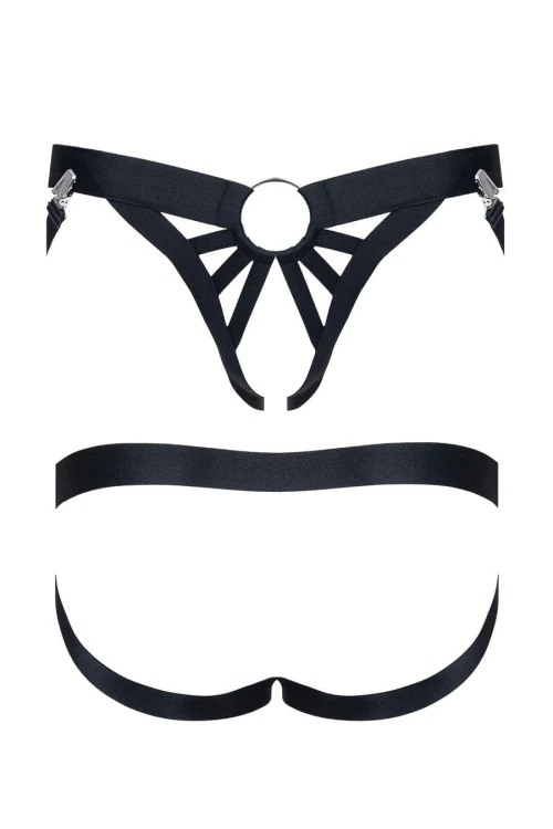 t-shirt z ozdobami i jockstrap XXL/XXXL