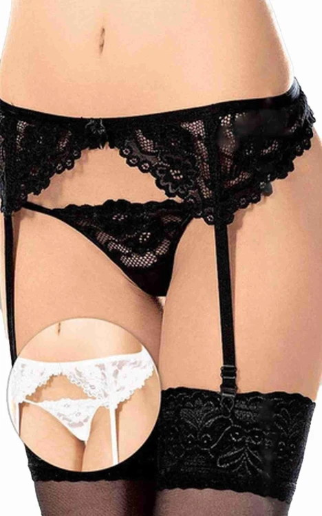 pas do pończoch Garterbelt M/L