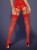 pończochy Obsess Red L/XL
