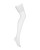 pończochy WHITE S/M