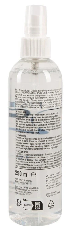 spray do czyszczenia zabawek Just Glide Cleaner 250 ml