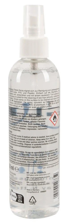 spray do czyszczenia zabawek Just Glide Cleaner 250 ml