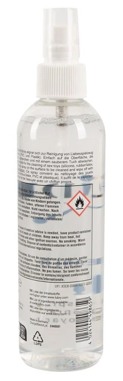 spray do czyszczenia zabawek Just Glide Cleaner 250 ml