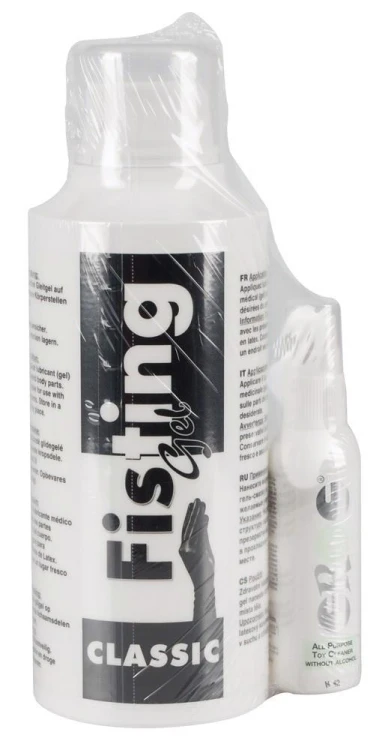 żel do fistingu Fisting Gel +  Cleaner 500 ml
