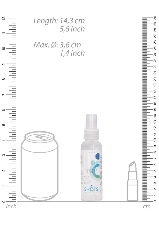 spray do czyszczenia zabawek Shots Cleaner Spray 100 ml