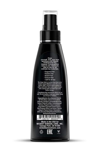 spray do czyszczenia zabawek WICKED ANTI-BACTERIAL TOY CLEANER 120 ml