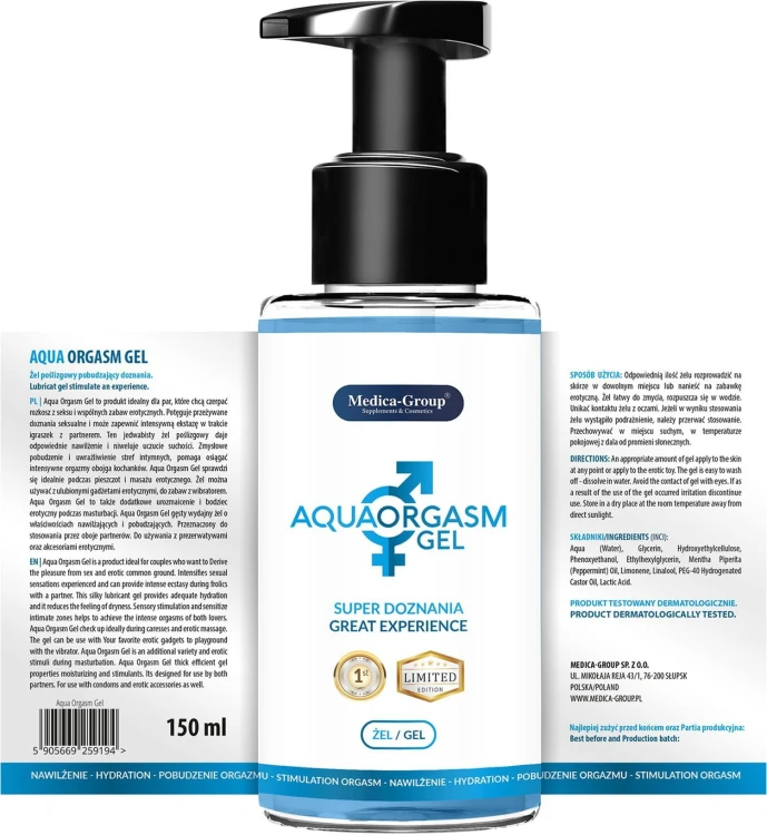 żel Aqua Orgasm 150 ml