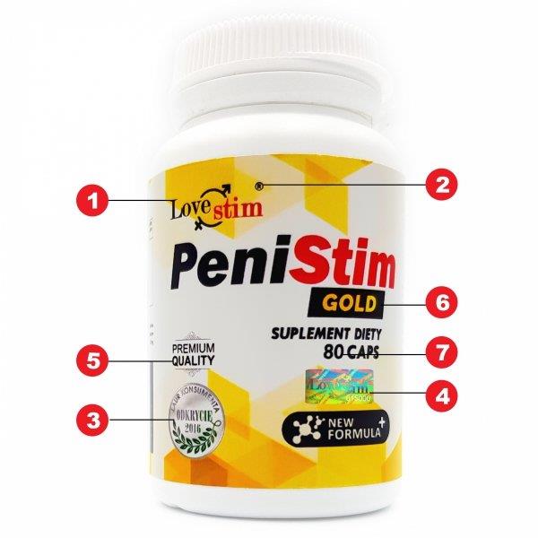 suplement diety wspierający erekcje PeniStim Gold 80 kapsułek