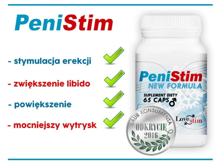 suplement diety wspierający witalność Penistim 65 kapsułek