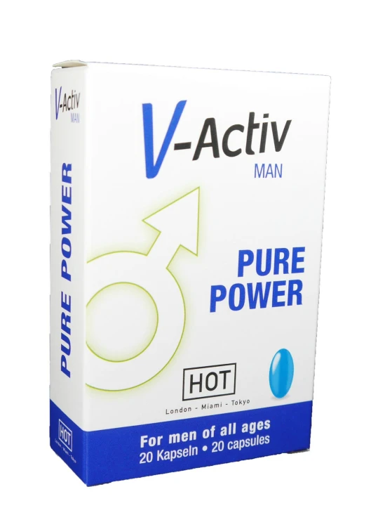 suplement diety pobudzający erekcję V-Activ Caps for Men 20 kapsułek