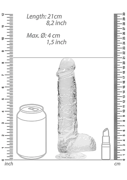 dildo CRYSTAL CLEAR XL