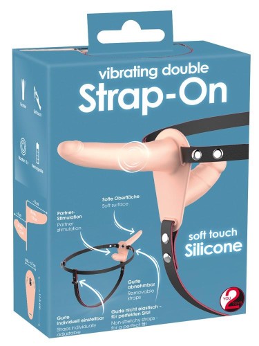 strap-on Vibrating Double