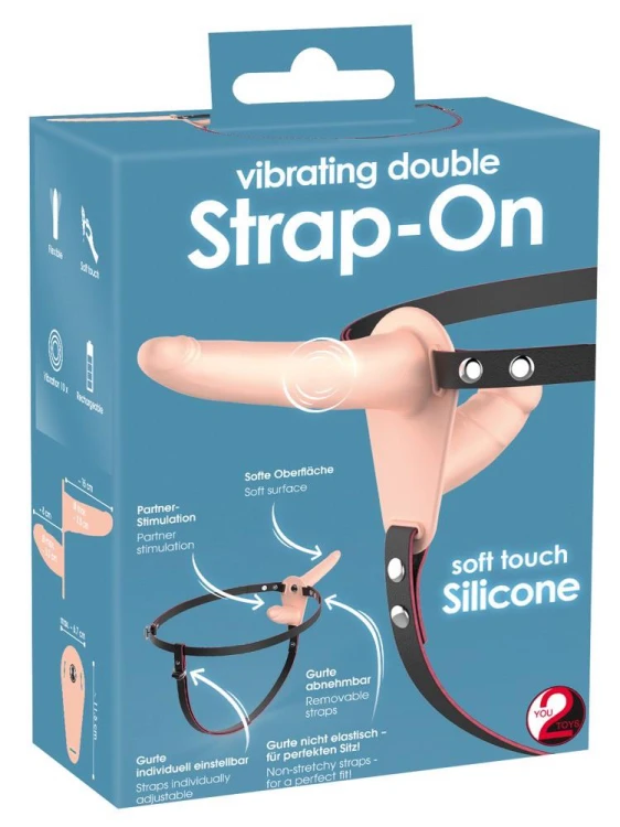 strap-on Vibrating Double